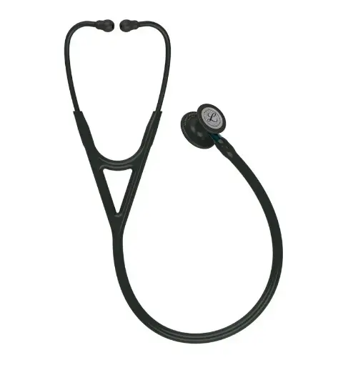 [LITT6201] Littmann Cardio 4, Black Edition, Lyre Noire, Tige Bleue