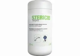[STERICIDWIPES] Lingettes nettoyantes désinfectantes STERICID Wipes /120pcs