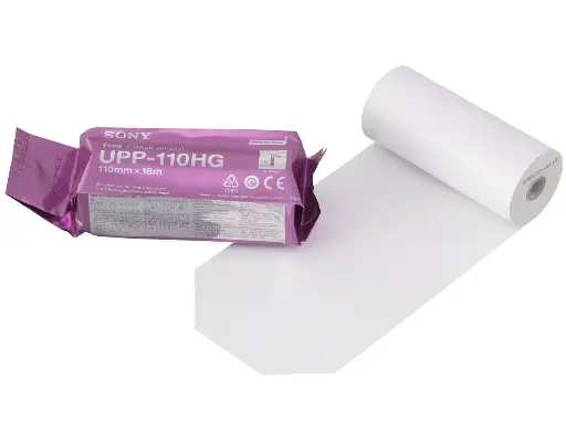 [PAPECHOB] Papier vidéo échographe 110mm Brillant - 5 rouleaux
