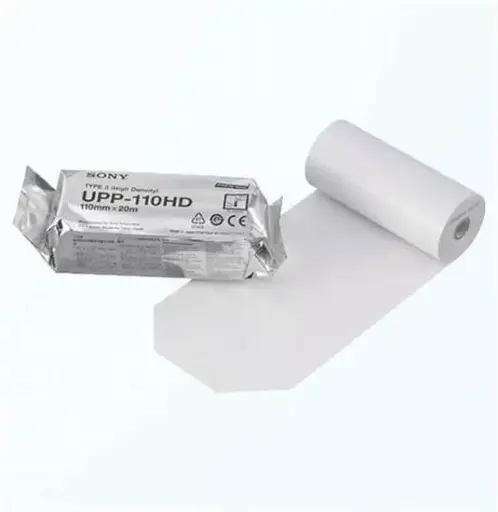 [PAPECHOHD] Papier vidéo échographe 110mm Haute Densité - 5 rouleaux