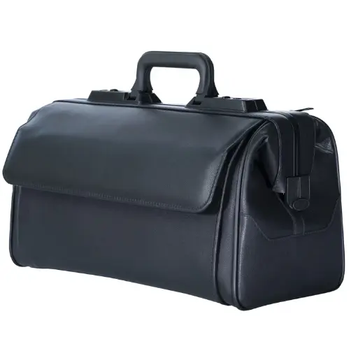 Mallette Durasol "Rusticana" 43x21x27cm - Cuir de vachette fin