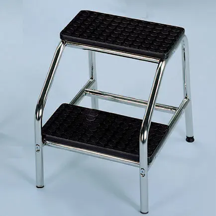 [MARCHEPIED2ST] Marchepied 2 marches (42cm) tube acier chromé