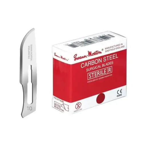 [LAMESST10] Lames de bistouri stériles n°10 - boîte de 100