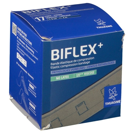 [THUASNEBI8X4] BIFLEX 17+ forte étalonnée, beige, 8cm x 4m