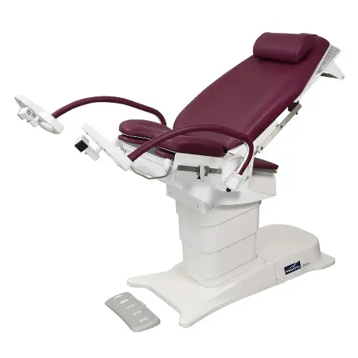 Table gynécologique gMotio 3verins/repose-pieds électrique