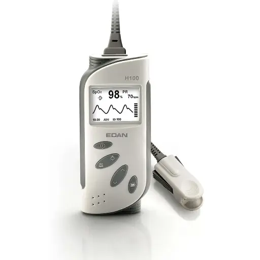 Oxymètre de pouls EDAN H100B + capteur SpO² Adulte