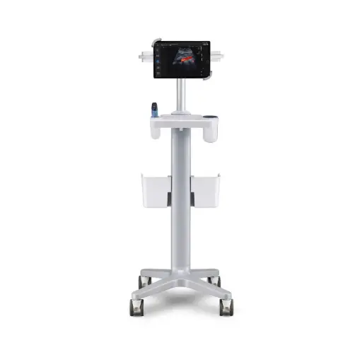 Pied sur roulettes avec bras télescopique pour échographes EDAN Nano C5EXP & L12EXP