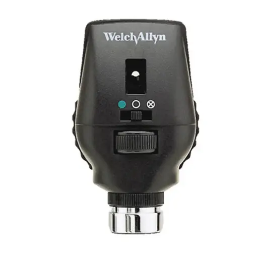 [11720-L] 3.5 V Tête d’ophtalmoscope coaxial à fibre optique avec lampe LED 