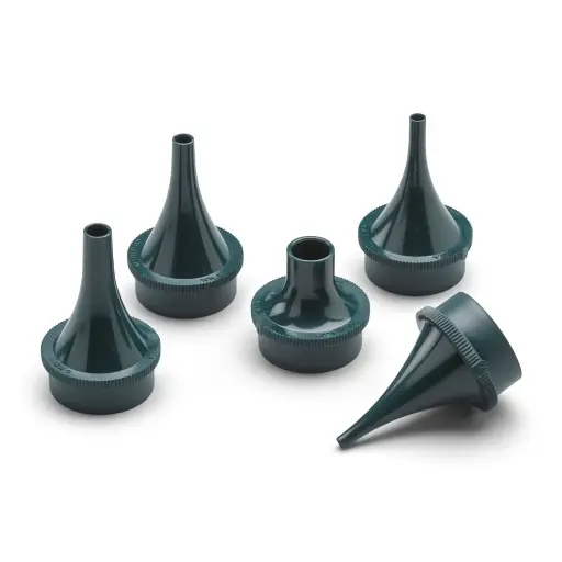 [22100] Set de 5 spéculums réutilisables pour otoscopes pneumatiques et d'opération