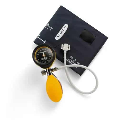 [DS-5561-169] DuraShock DS55 Aneroid Sphyg, Yellow highlights, FlexiPort Adult