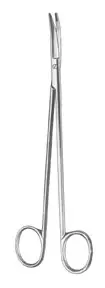 [AC249/18] Ciseaux fins haute qualité courbes TOENNIS 18cm Mousse/Mousse AC 249/18